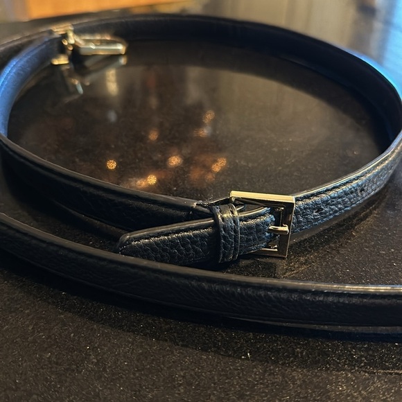 Calvin Klein Back Pebbled Genuine Leather with Gold Hardware Accent Belt XL - Picture 5 of 5